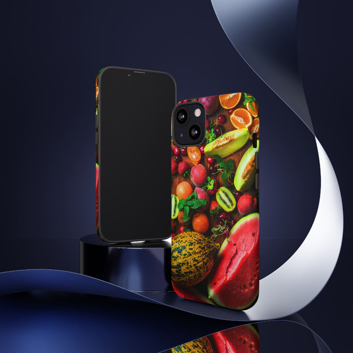 Fall Fruit Collage Cute Phone Case for, Samsung Galaxy S24, S23, S22, S21, IPhone 16 Case | Iphone 15, Iphone 14, IPhone 13 Case Mom Dad Gift - Studio40ParkLane