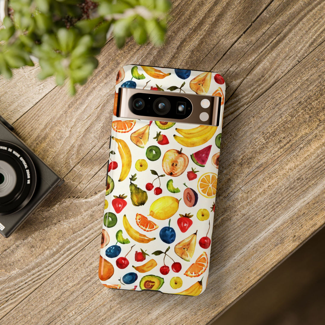 Impact Resistant, Mixed Fruits, Cute Phone Cases for Samsung S24, S23, S22, S21, IPhone 15 pro Iphone 14 pro Iphone 13 IPhone 12 Iphone 11 - Studio40ParkLane