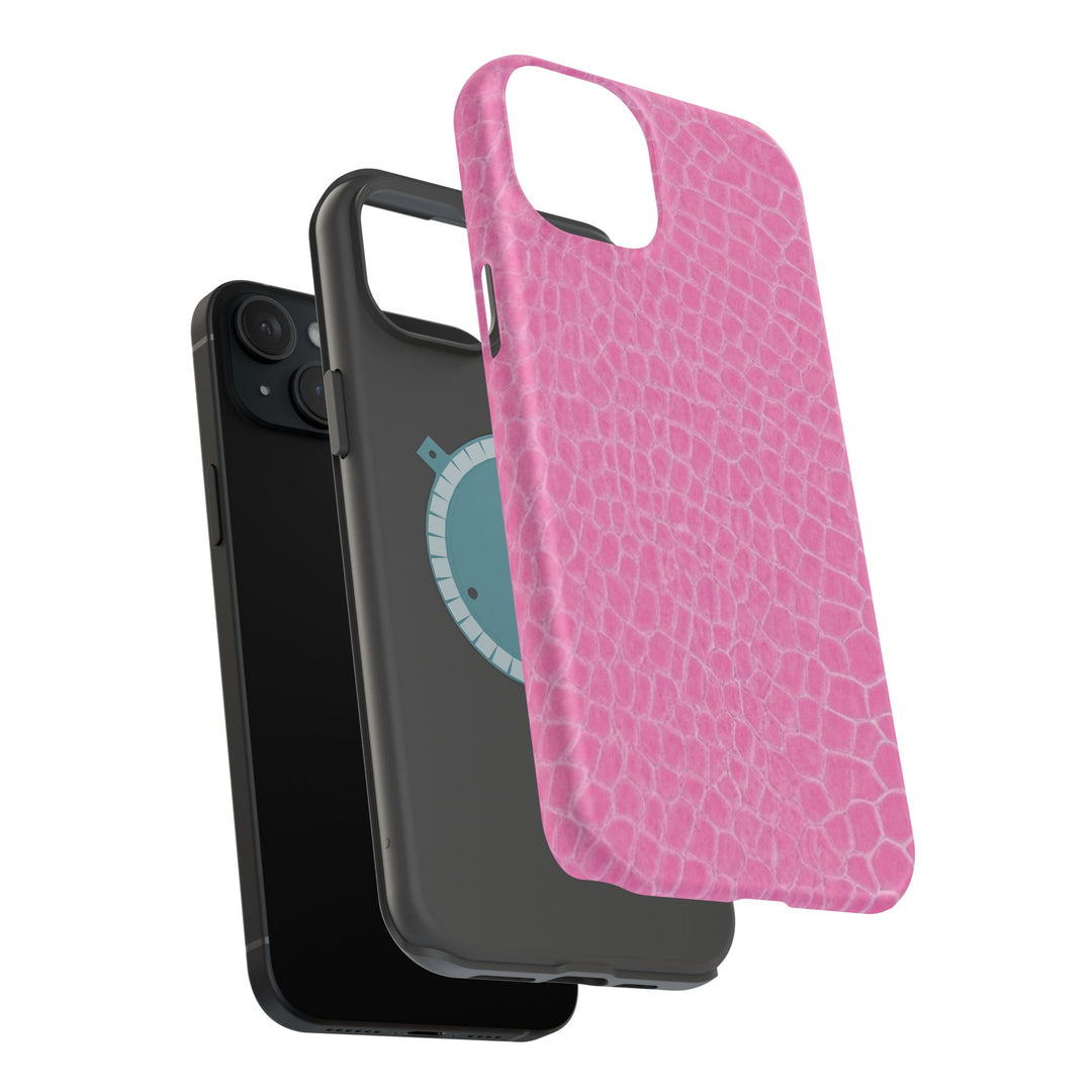 Non Leather Pink Color Pattern Magsafe Cute Phone Case for Iphone Gift for Her, | iPhone 15 Case | iPhone 15 Pro Max Case, Iphone 14, Iphone 14 Pro Max, Iphone 13, Iphone 16 - Studio40ParkLane