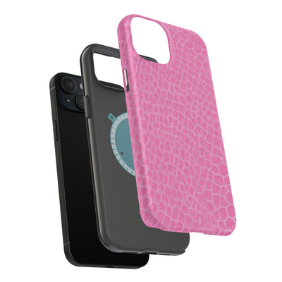 Non Leather Pink Color Pattern Magsafe Cute Phone Case for Iphone Gift for Her,  | iPhone 15 Case | iPhone 15 Pro Max Case, Iphone 14, Iphone 14 Pro Max, Iphone 13, Iphone 16