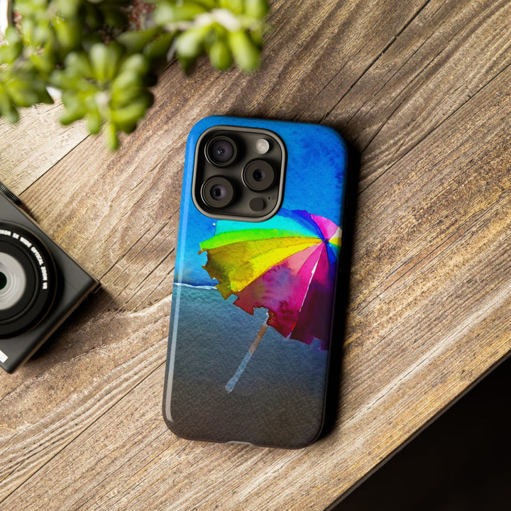 Cute Samsung Case | Cool Iphone Case | Summer Colorful Beach Parasol, Samsung S24, S23, S22, S21, IPhone 15 Case | Iphone 14 Case, Iphone 13 Case - Studio40ParkLane
