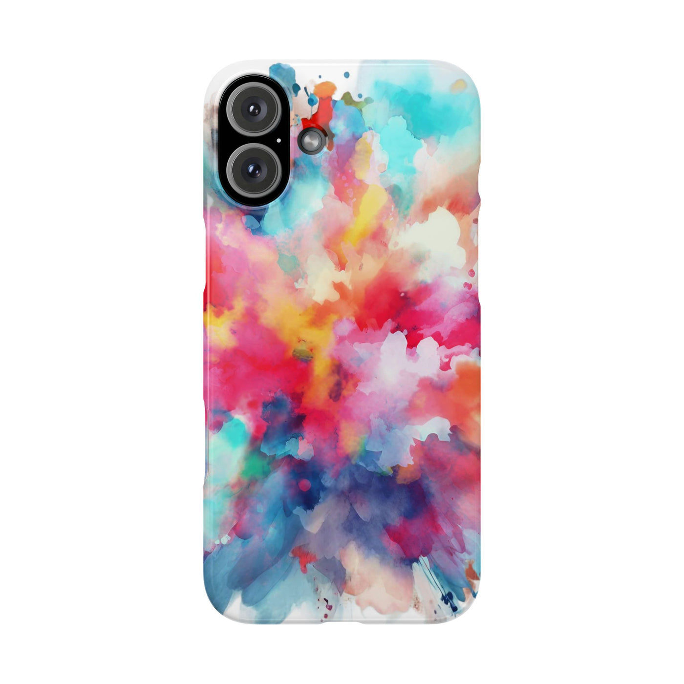 Slim Paint Splash Gift for Her Cute Phone Cases for Iphone 16 Pro Max | iPhone 15 Case | iPhone 15 Pro Max Case, Iphone 14, Iphone 14 Pro Max, Iphone 13 12 11 8 7