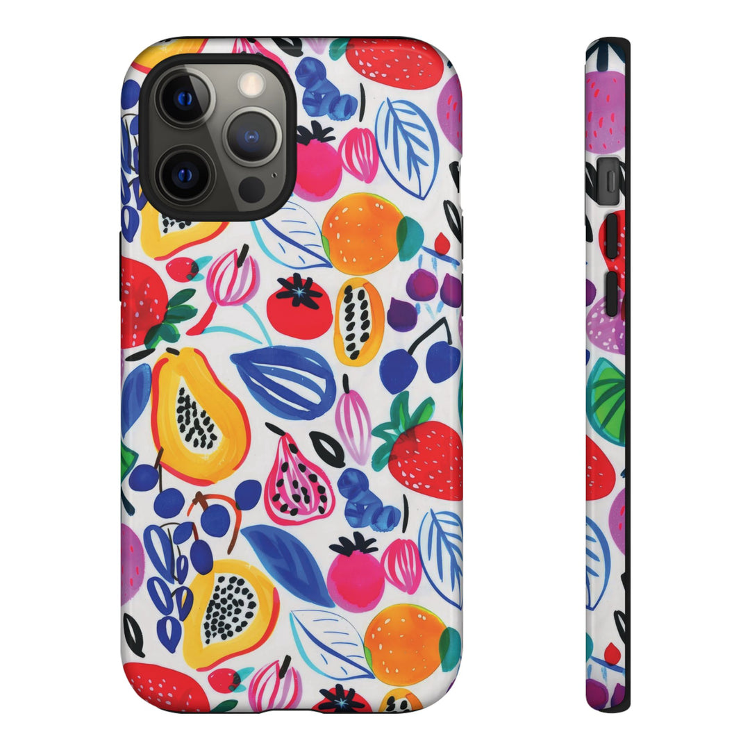 Premium Tough Summer Fruit Collage Gift for Her Cute Phone Cases for Samsung and Iphone, 16, 15, 14, S24, S23, S22, S21, S20, Plus, Ultra, Pro - Studio40ParkLane