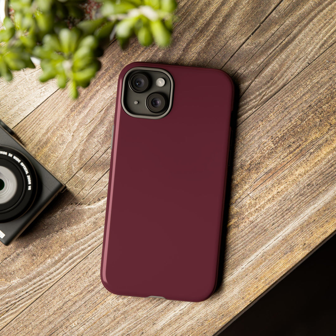 Premium Tough Burgundy Maroon Red Gift for Her Cute Phone Cases for Samsung S25 S24, S23, S22, S21, Iphone, 16, 15, 14, 13 Pro Max Ultra - Studio40ParkLane