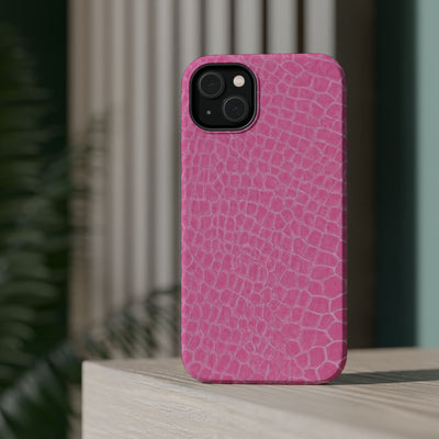 Non Leather Pink Color Pattern Magsafe Cute Phone Case for Iphone Gift for Her,  | iPhone 15 Case | iPhone 15 Pro Max Case, Iphone 14, Iphone 14 Pro Max, Iphone 13, Iphone 16