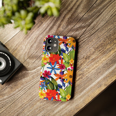 Slim Spring Flowers Gift for Her Cute Phone Cases for Iphone 16 Pro Max | iPhone 15 Case | iPhone 15 Pro Max Case, Iphone 14, 13, 12, 11, 10, 8, 7 - Studio40ParkLane