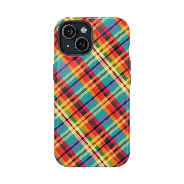 Checkered Plaid Magsafe Gift for Her Cute Phone Case for Iphone, | iPhone 16 | iPhone 15 Pro Max, Iphone 14 Pro Max, 13 12 11 10 9 8 7 - Studio40ParkLane