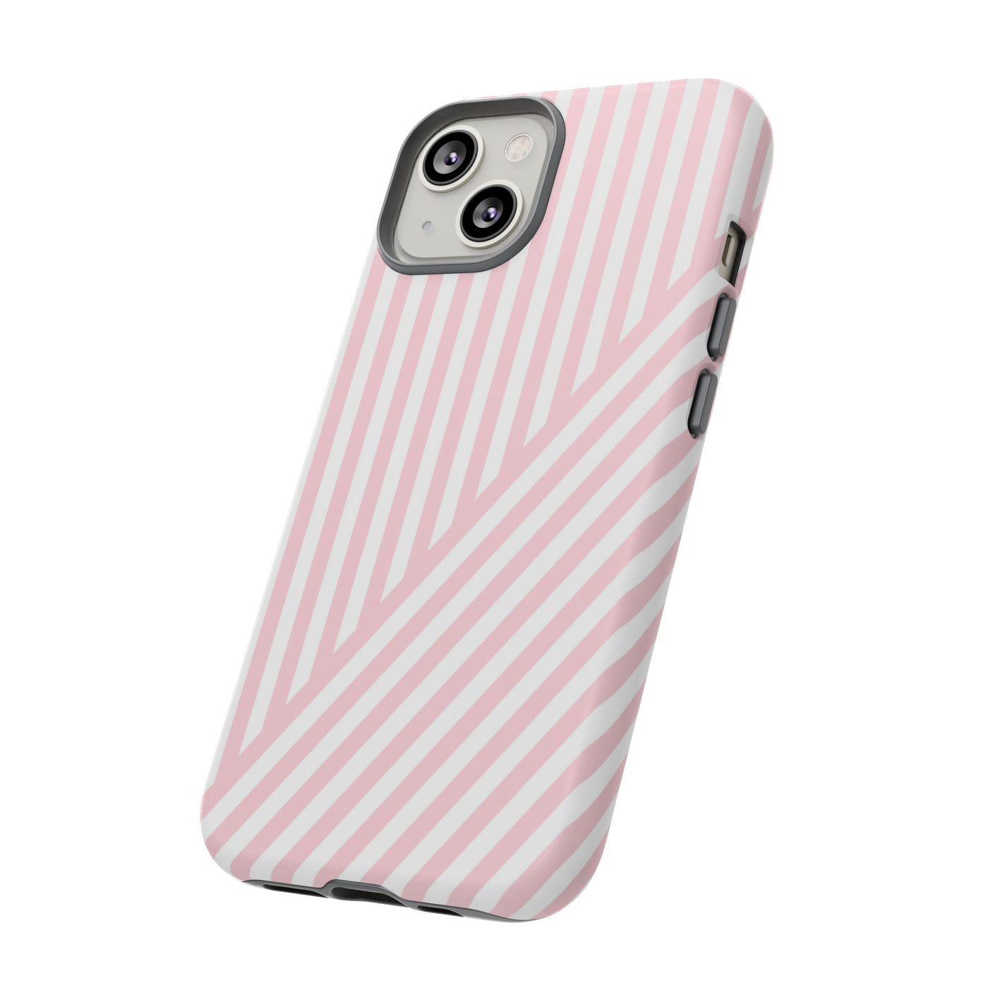 Custom Personalized Tough Phone Case - Aesthetic Stripes - For iPhone 17 Pro Max iPhone 16 Pro iPhone 15 Iphone 14 Iphone 13 Plus 13 12 11 - Studio40ParkLane