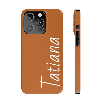 Personalized Initial Name Custom Slim Phone Cases for Iphone 16 Pro Max | iPhone 15 Case | iPhone 15 Pro Max Case, Iphone 14, 13, 12, 11, 10, 8, 7 - Studio40ParkLane