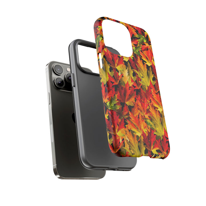 Fall Leaves Impact Resistant, Cute Phone Cases for Samsung S24, S23, S22, S21, IPhone 15 pro Iphone 14 pro Iphone 13 IPhone 12 Iphone 11 - Studio40ParkLane