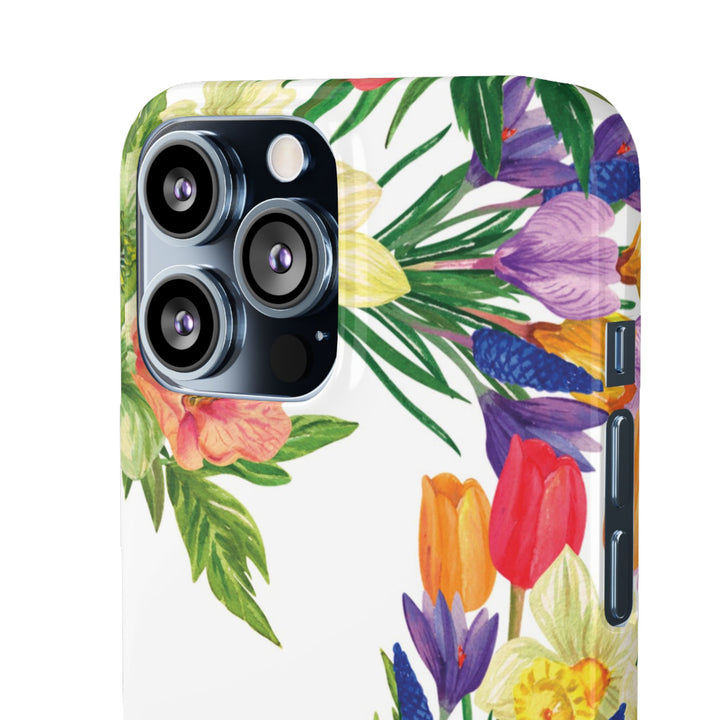Sleek Snap Spring Summer Flowers Cute Phone Case for iPhone 16 15 14 13 12 11 X Xs Max Xr Pro Plus Samsung Galaxy S24 S23 S22 S21 S20 Ultra