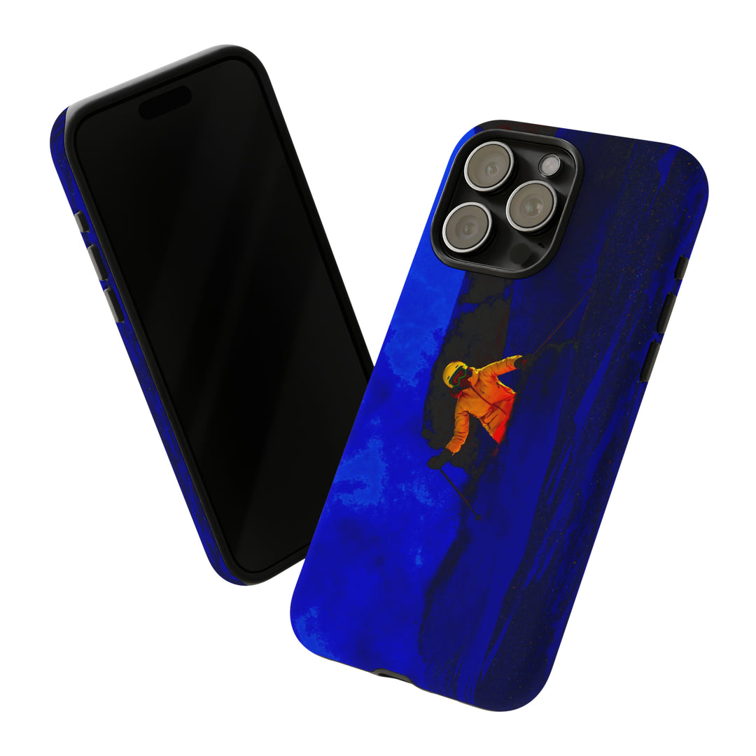 Cute IPhone Case | iPhone 15 Case | iPhone 15 Pro Max Case, Iphone 14 Case, Iphone 14 Pro Max Case IPhone Case for Art Lovers, Skier Mountain Night - Studio40ParkLane