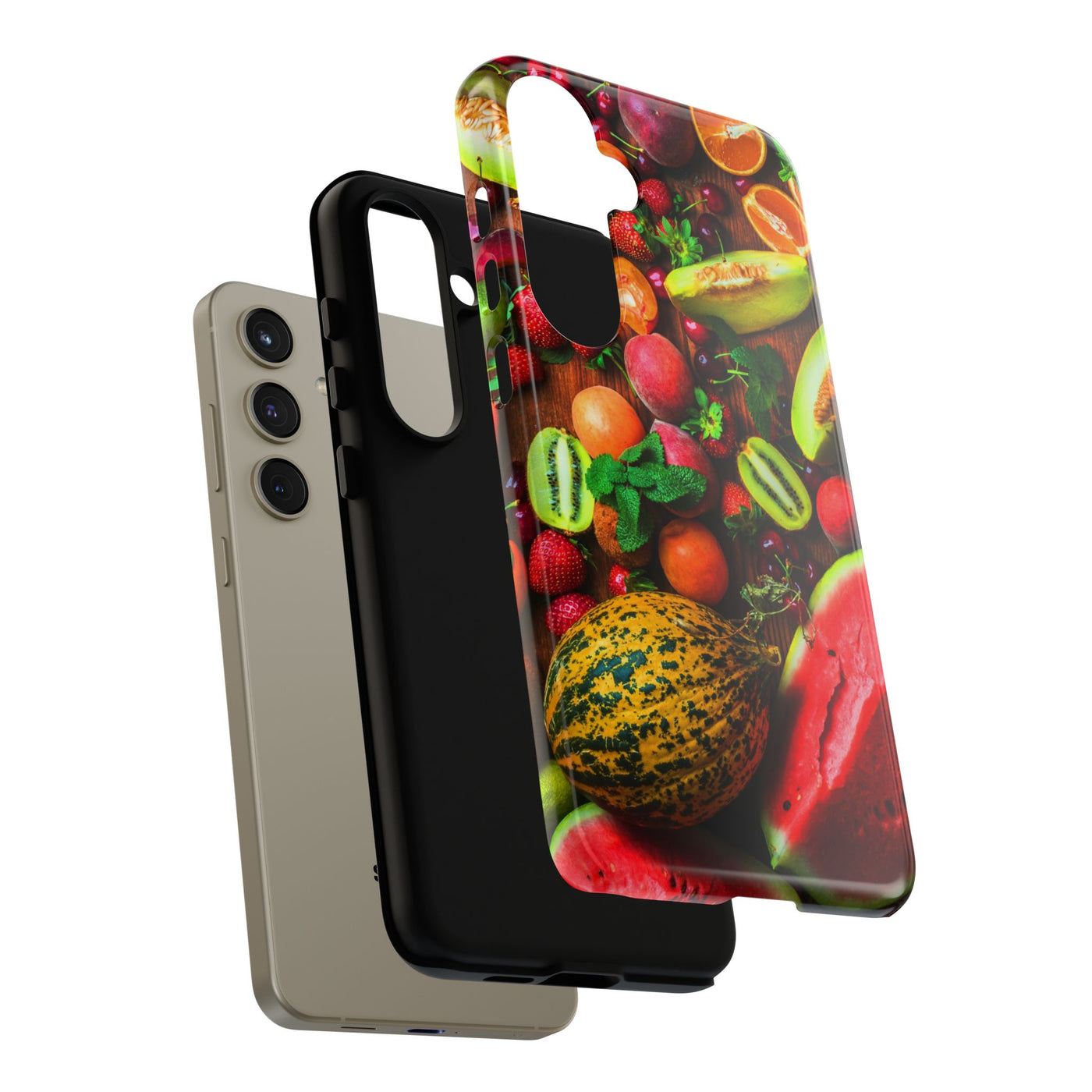 Fall Fruit Collage Cute Phone Case for, Samsung Galaxy S24, S23, S22, S21, IPhone 16 Case | Iphone 15, Iphone 14, IPhone 13 Case Mom Dad Gift