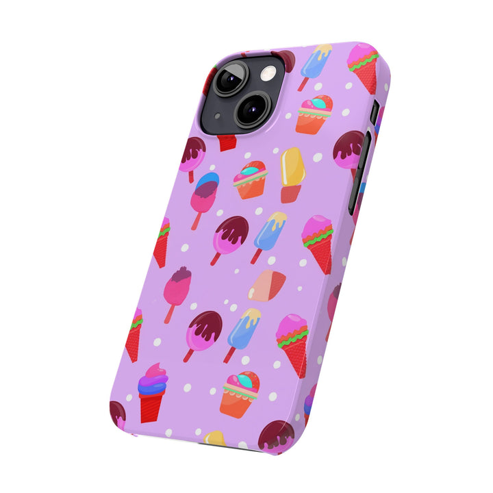 Slim Cute Phone Cases for Iphone - | iPhone 15 Case | iPhone 15 Pro Max Case, Iphone 14 Case, Iphone 14 Pro Max, Iphone 13, Summer Ice - cream Pink - Studio40ParkLane