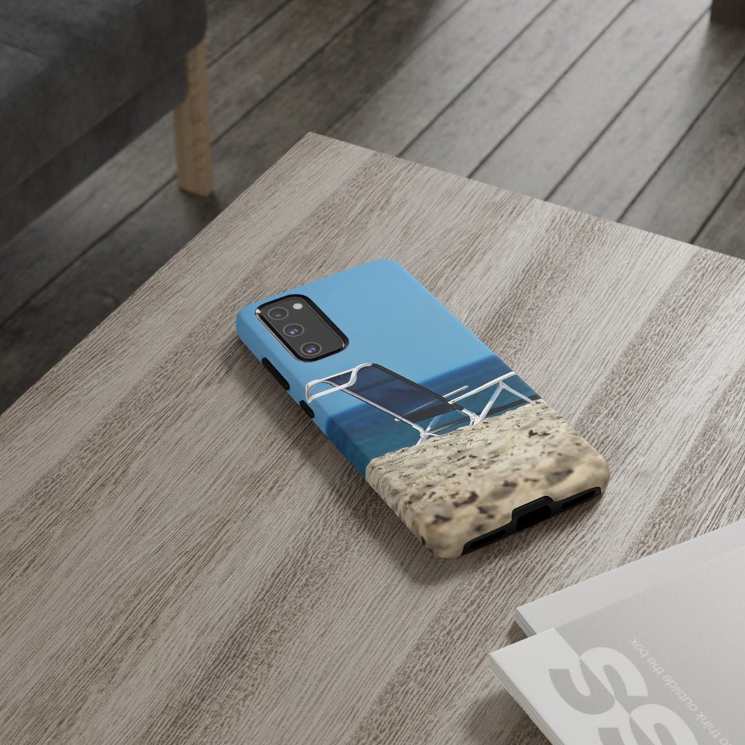 Cute Samsung Case | Cool Iphone Case | Summer Blue Beach Chair, Samsung S24, S23, S22, S21, IPhone 15 Case | Iphone 14 Case, Iphone 13 Case - Studio40ParkLane