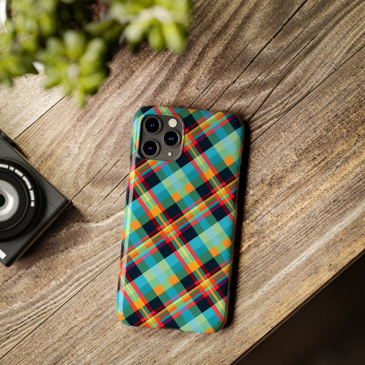 Slim Checkered Plaid Gift for Her Cute Phone Cases for Iphone 16 Pro Max | iPhone 15 Case | iPhone 15 Pro Max Case, Iphone 14, 13, 12, 11, 10, 8, 7 - Studio40ParkLane
