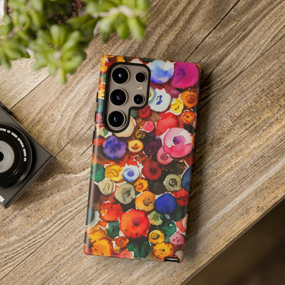 Impact Resistant, Fall Colors Buttons, Cute Phone Cases for Samsung S24, S23, S22, S21, IPhone 15 pro Iphone 14 pro Iphone 13 IPhone 12 Iphone 11