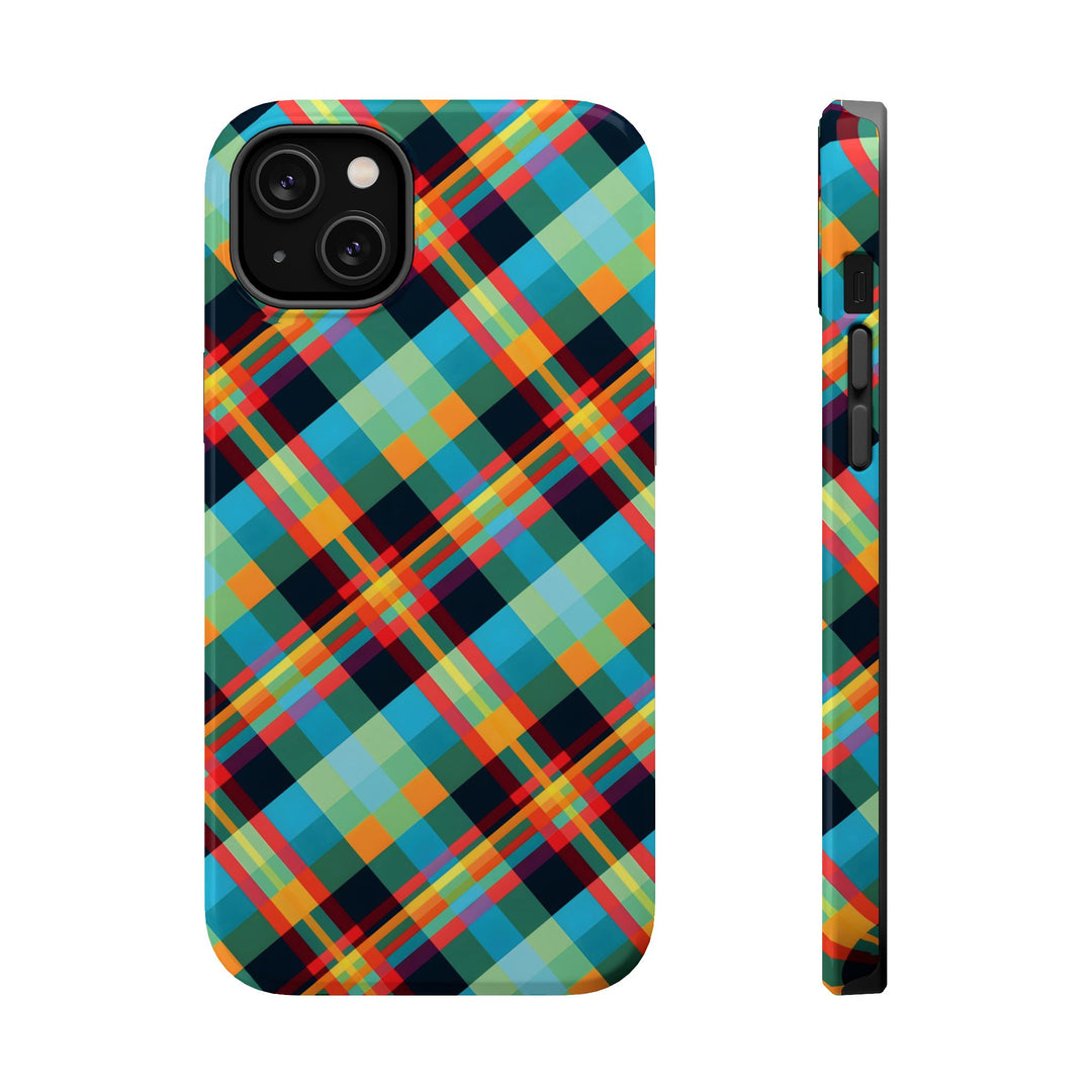 Checkered Plaid Magsafe Gift for Her Cute Phone Case for Iphone, | iPhone 16 | iPhone 15 Pro Max, Iphone 14 Pro Max, 13 12 11 10 9 8 7 - Studio40ParkLane