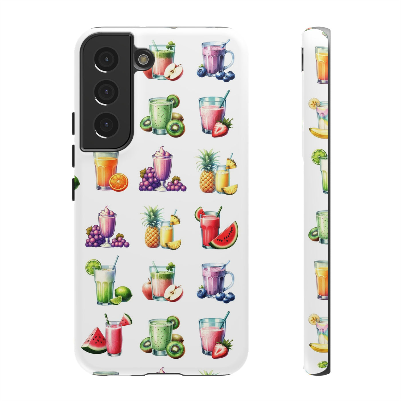 Cute Samsung Case | Cool Iphone Case | Tropical Summer Fruit Cocktail, Samsung S24, S23, S22, S21, IPhone 15 Case | Iphone 14 Case, Iphone 13 Case