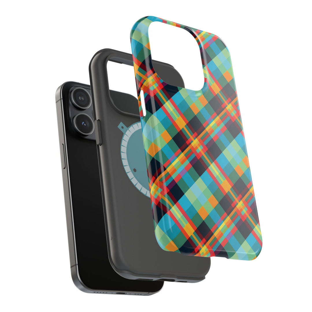 Checkered Plaid Magsafe Gift for Her Cute Phone Case for Iphone, | iPhone 16 | iPhone 15 Pro Max, Iphone 14 Pro Max, 13 12 11 10 9 8 7 - Studio40ParkLane