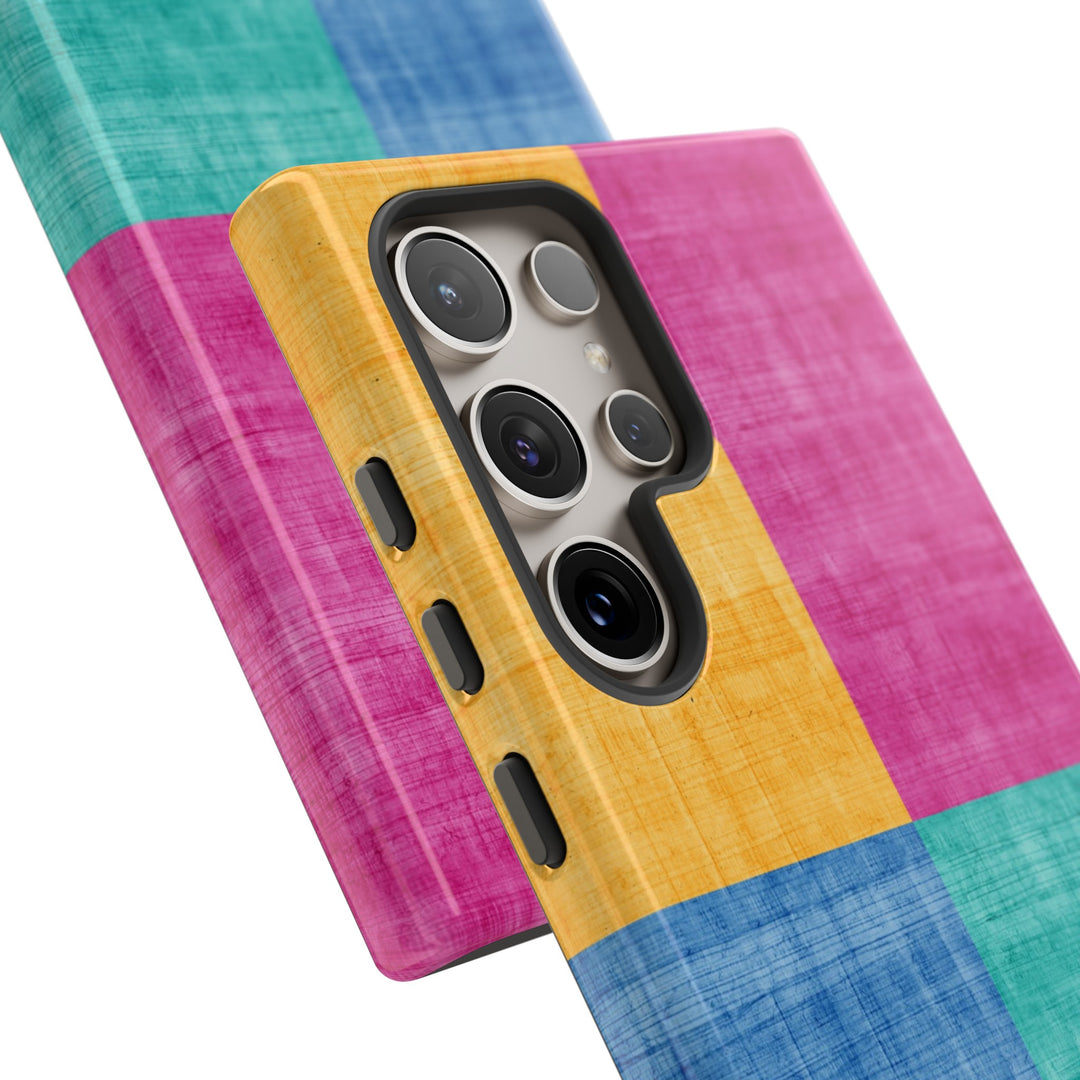 Impact Resistant, Colored Shapes, Cute Phone Cases for Samsung S24, S23, S22, S21, IPhone 15 pro Iphone 14 pro Iphone 13 IPhone 12 Iphone 11 - Studio40ParkLane