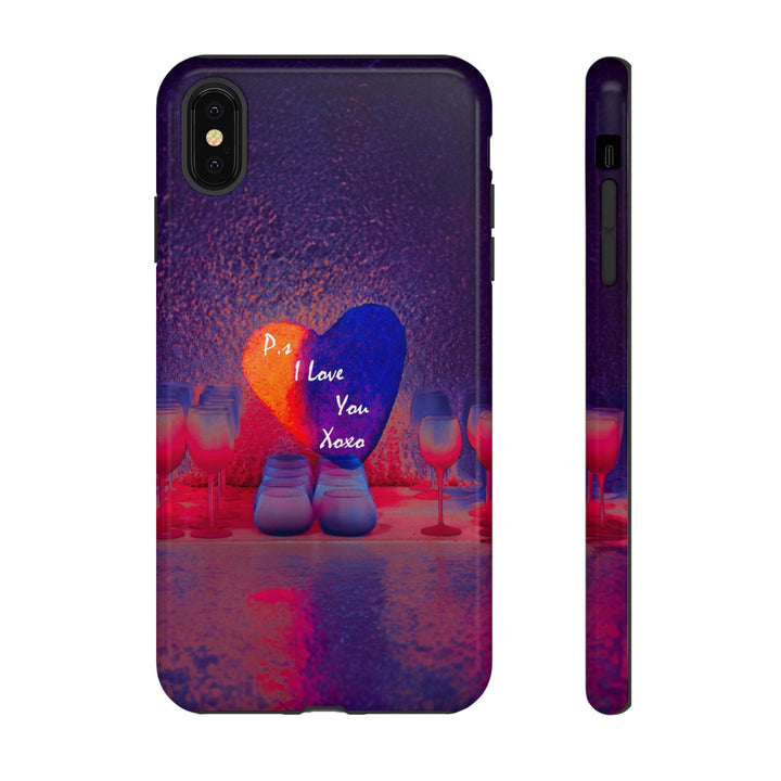 Cute Samsung Case | Cool Iphone Case | PS I love You - Heart, Samsung S24, S23, S22, S21, IPhone 15 Case | Iphone 14 Case, Iphone 13 Case - Studio40ParkLane