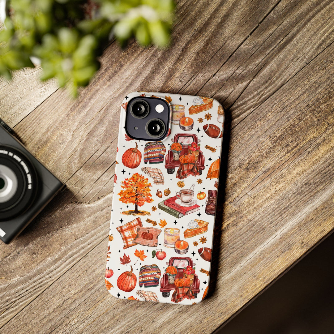 Slim Cute Fall Phone Cases Gift for Her Coquette Collage for Iphone 16 | iPhone 15 Case | iPhone 15 Pro Max Case, Iphone 14 Case, Iphone 13, Slim - Studio40ParkLane