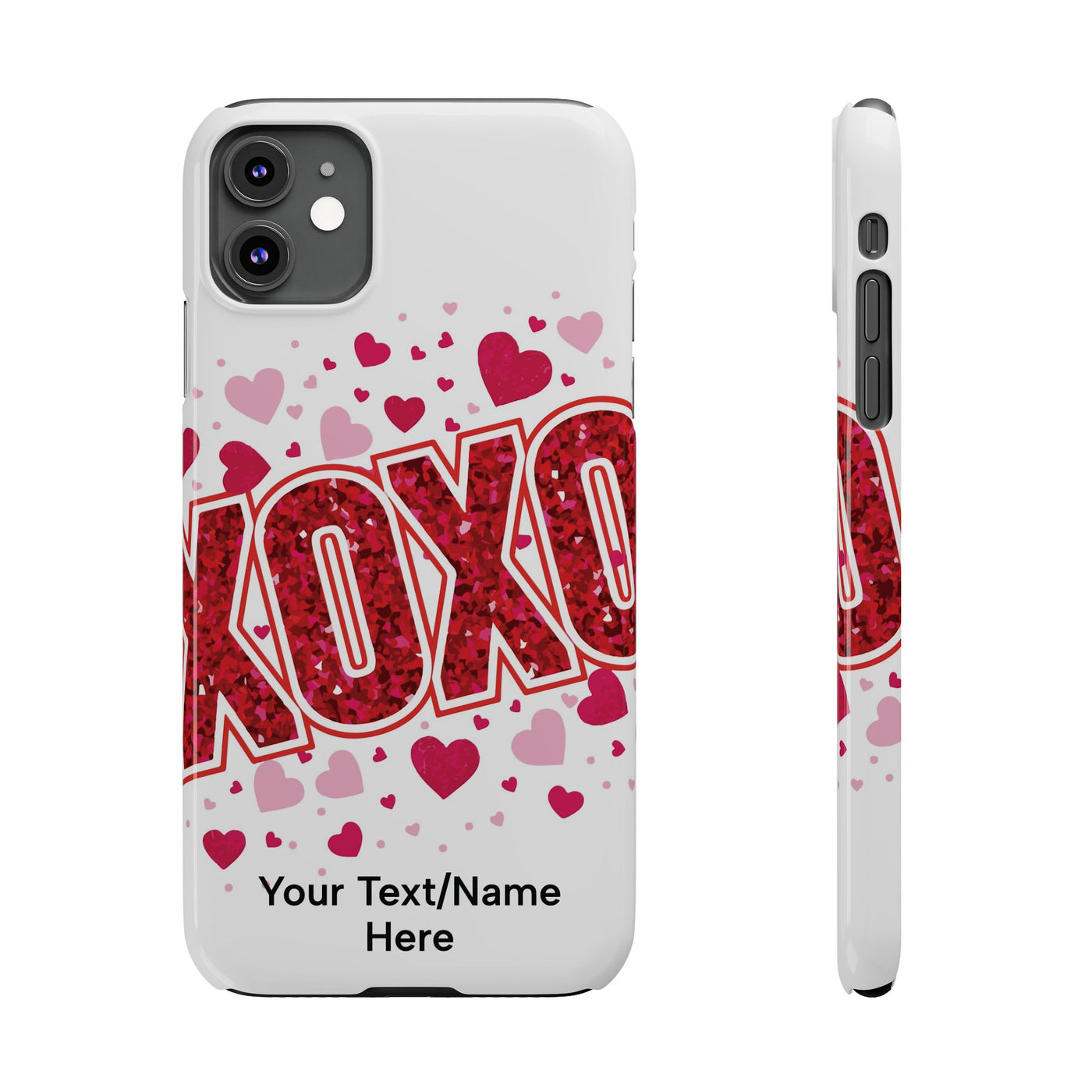 Slim Custom Personalized Valentine Love Gift for Her Cute Phone Cases for Iphone 16 Pro Max | iPhone 15 Case | iPhone 15 Pro Max Case, Iphone 14, 13, 12, 11, 10, 8, 7