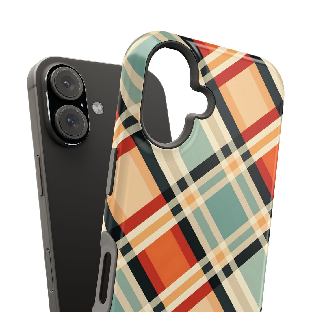 Checkered Plaid Magsafe Gift for Her Cute Phone Case for Iphone, | iPhone 16 | iPhone 15 Pro Max, Iphone 14 Pro Max, 13 12 11 10 9 8 7 - Studio40ParkLane