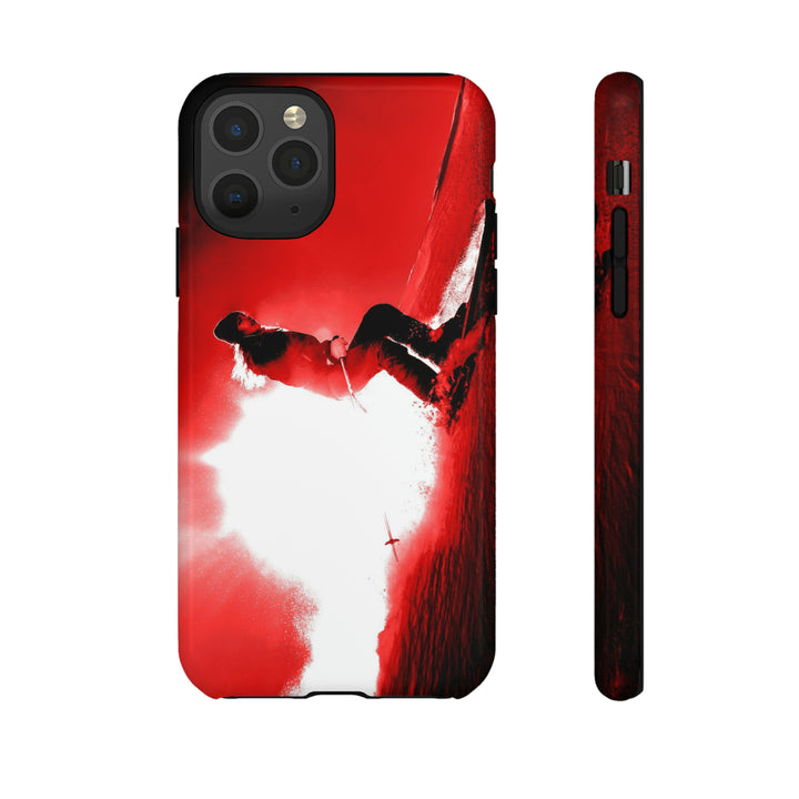Cute IPhone Case | iPhone 15 Case | iPhone 15 Pro Max Case, Iphone 14 Case, Iphone 14 Pro Max Case IPhone Case for Art Lovers - Red Skier - Studio40ParkLane