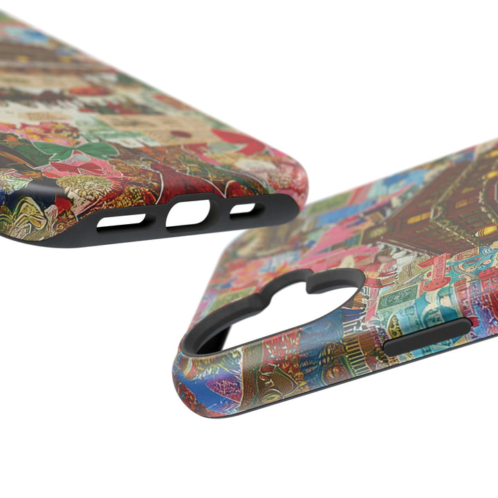 Aesthetic Tough Magsafe London Coquette Collage Phone Case - For iPhone 17 Pro Max iPhone 16 Pro iPhone 15 Iphone 14 Plus 13 Pro 12 11 10 - Studio40ParkLane