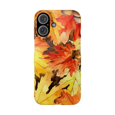 Slim Fall Leaves Slim Cute Phone Cases for Iphone  | iPhone 15 Case | iPhone 15 Pro Max Case, Iphone 14, Iphone 14 Pro Max, Iphone 13