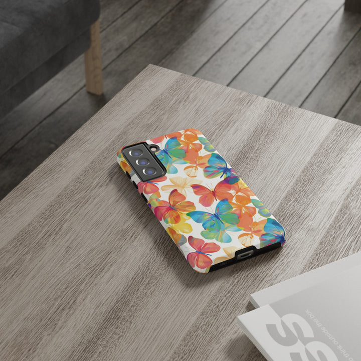 Cute Samsung Case | Cool Iphone Case | Summer Bright Butterflies, Samsung S24, S23, S22, S21, IPhone 15 Case | Iphone 14 Case, Iphone 13 Case - Studio40ParkLane