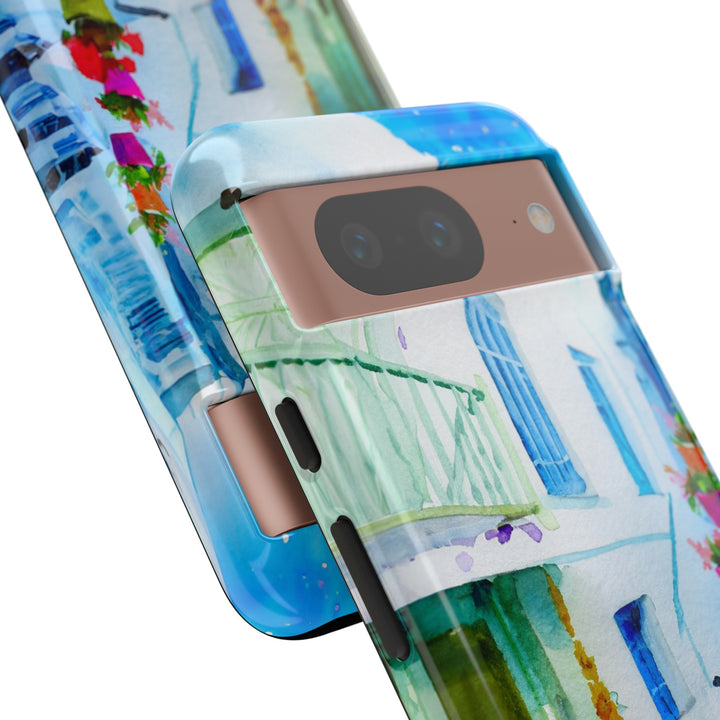 Impact Resistant, Greece House, Cute Phone Cases for Samsung S24, S23, S22, S21, IPhone 15 pro Iphone 14 pro Iphone 13 IPhone 12 Iphone 11 - Studio40ParkLane