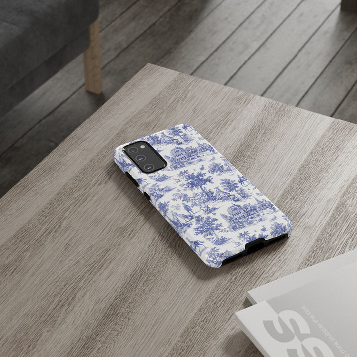 Premium Tough French Toile Gift for Her Cute Phone Cases for Samsung S25 S24, S23, S22, S21, Iphone, 16, 15, 14, 13 Pro Max Ultra - Studio40ParkLane