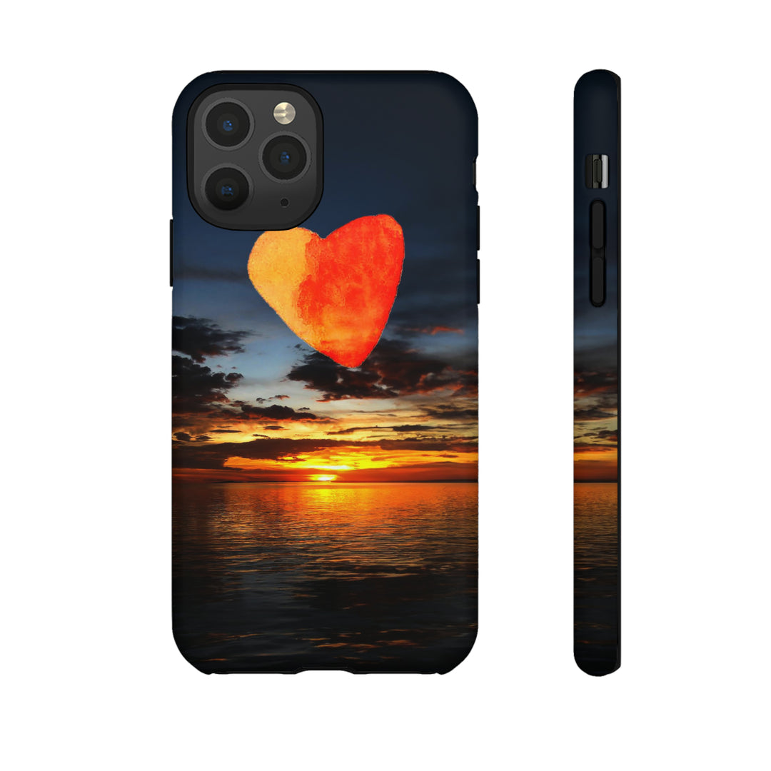 Cute IPhone Case | Rising Heart Love Sunset, iPhone 15 Case | iPhone 15 Pro Case, Iphone 14 Case, Iphone 14 Pro Max Case - Studio40ParkLane