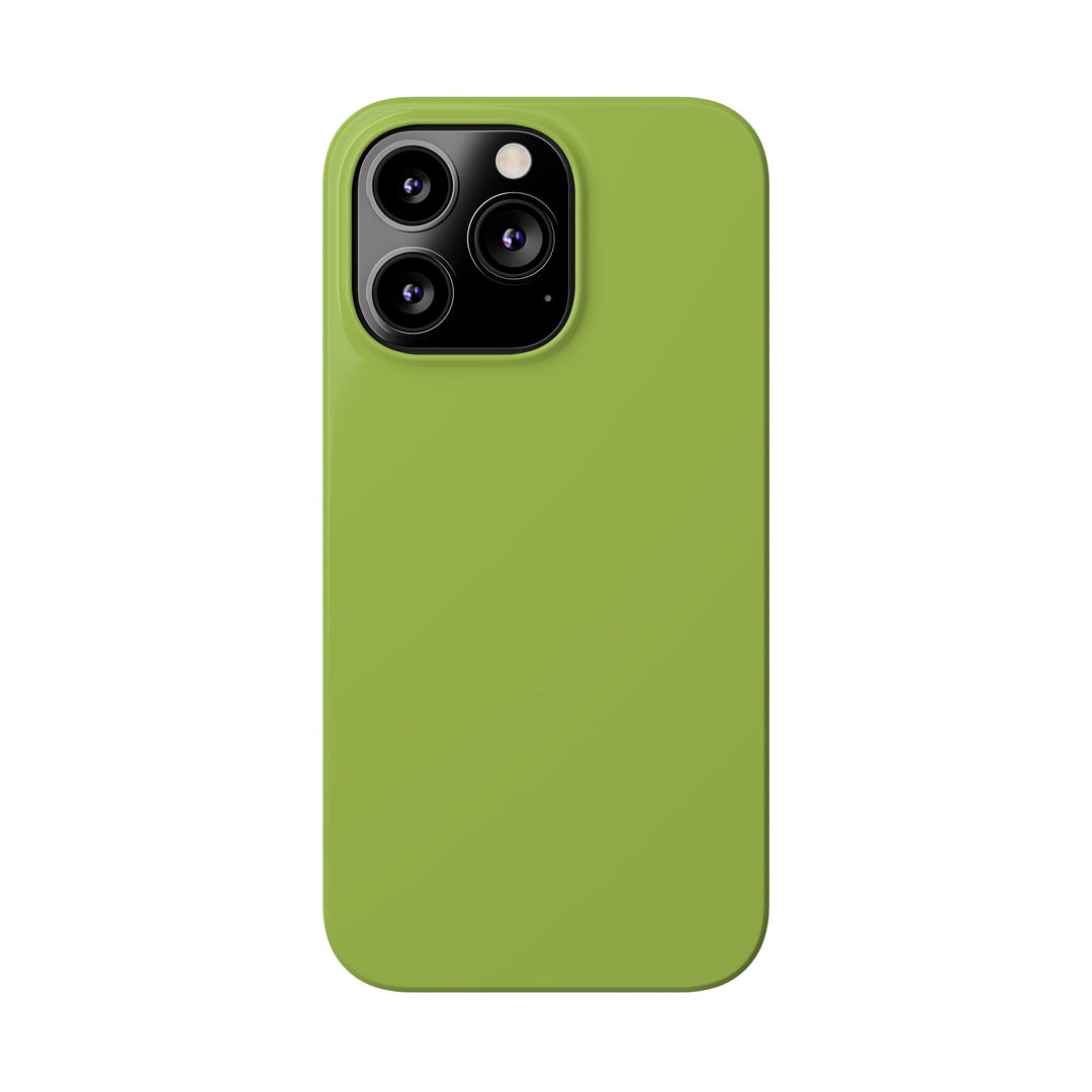 Slim Chartreuse Green Gift for Her Aesthetic Cute Phone Case for Iphone 16 - | iPhone 15 Pro Max Case | iPhone 14 Case 13 12 11 10 9 8 7 - Studio40ParkLane