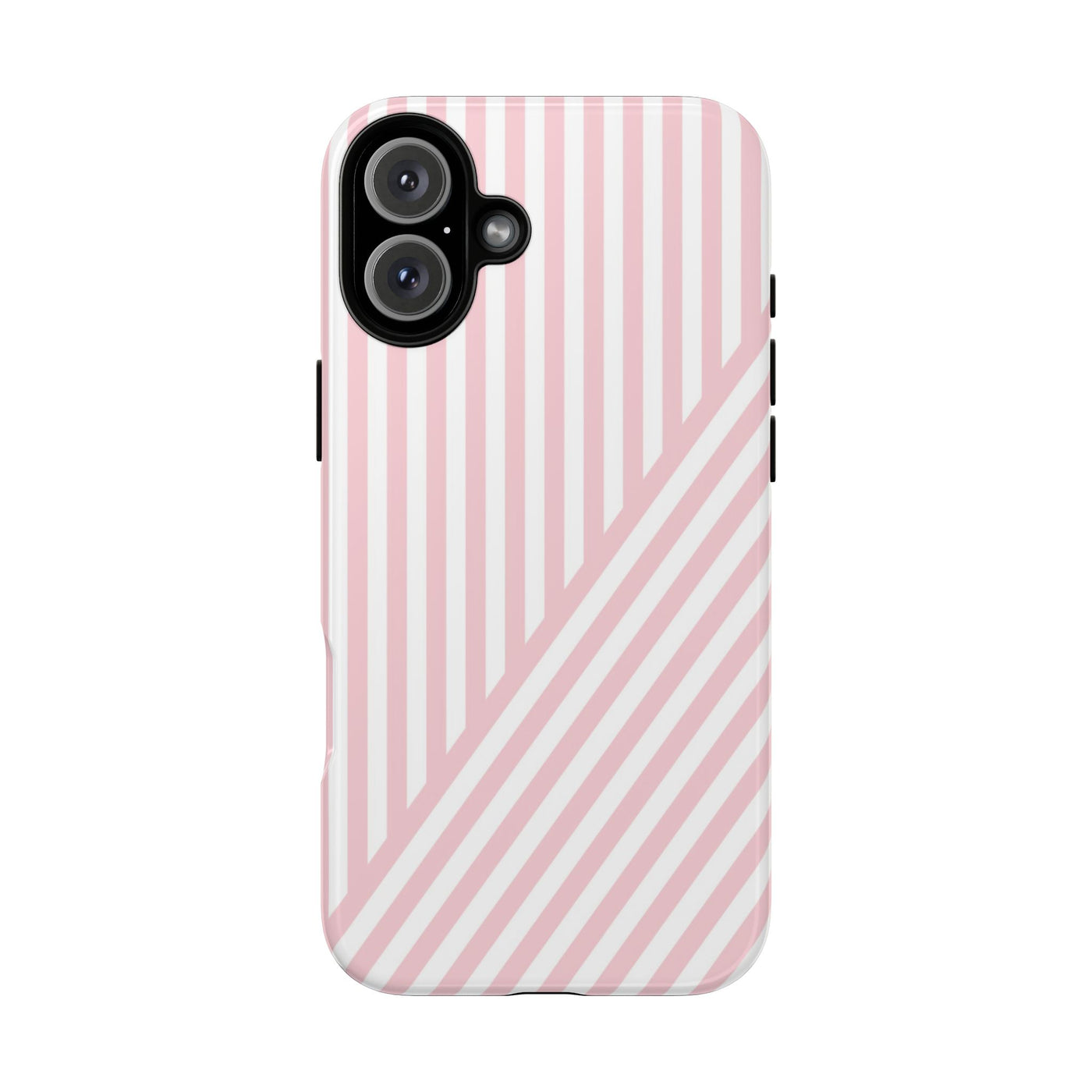 Custom Personalized Tough Phone Case - Aesthetic Stripes - For iPhone 17 Pro Max iPhone 16 Pro iPhone 15 Iphone 14 Iphone 13 Plus 13 12 11 - Studio40ParkLane