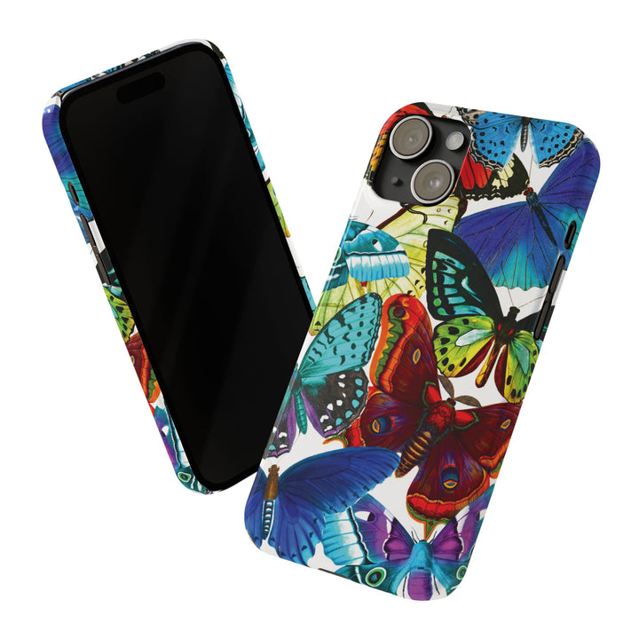 Slim Bright Butterflies Gift for Her Cute Phone Cases for Iphone 16 Pro Max | iPhone 15 Case | iPhone 15 Pro Max Case, Iphone 14, Iphone 14 Pro Max, Iphone 13 12 11 8 7 - Studio40ParkLane