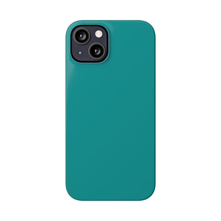 Slim Turquoise Blue Gift for Her Aesthetic Cute Phone Case for Iphone 16 - | iPhone 15 Pro Max Case | iPhone 14 Case 13 12 11 10 9 8 7 - Studio40ParkLane