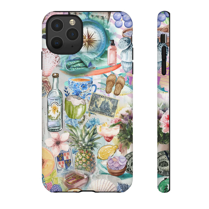 Impact Resistant, Travel Coquette Collage, Cute Phone Cases for Samsung S24, S23, S22, S21, IPhone 15 pro Iphone 14 pro Iphone 13 IPhone 12 Iphone 11 - Studio40ParkLane