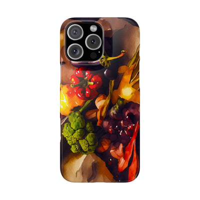 Fall Farm Vegetables Slim Cute Phone Cases for Iphone  | iPhone 15 Case | iPhone 15 Pro Max Case, Iphone 14, Iphone 14 Pro Max, Iphone 13