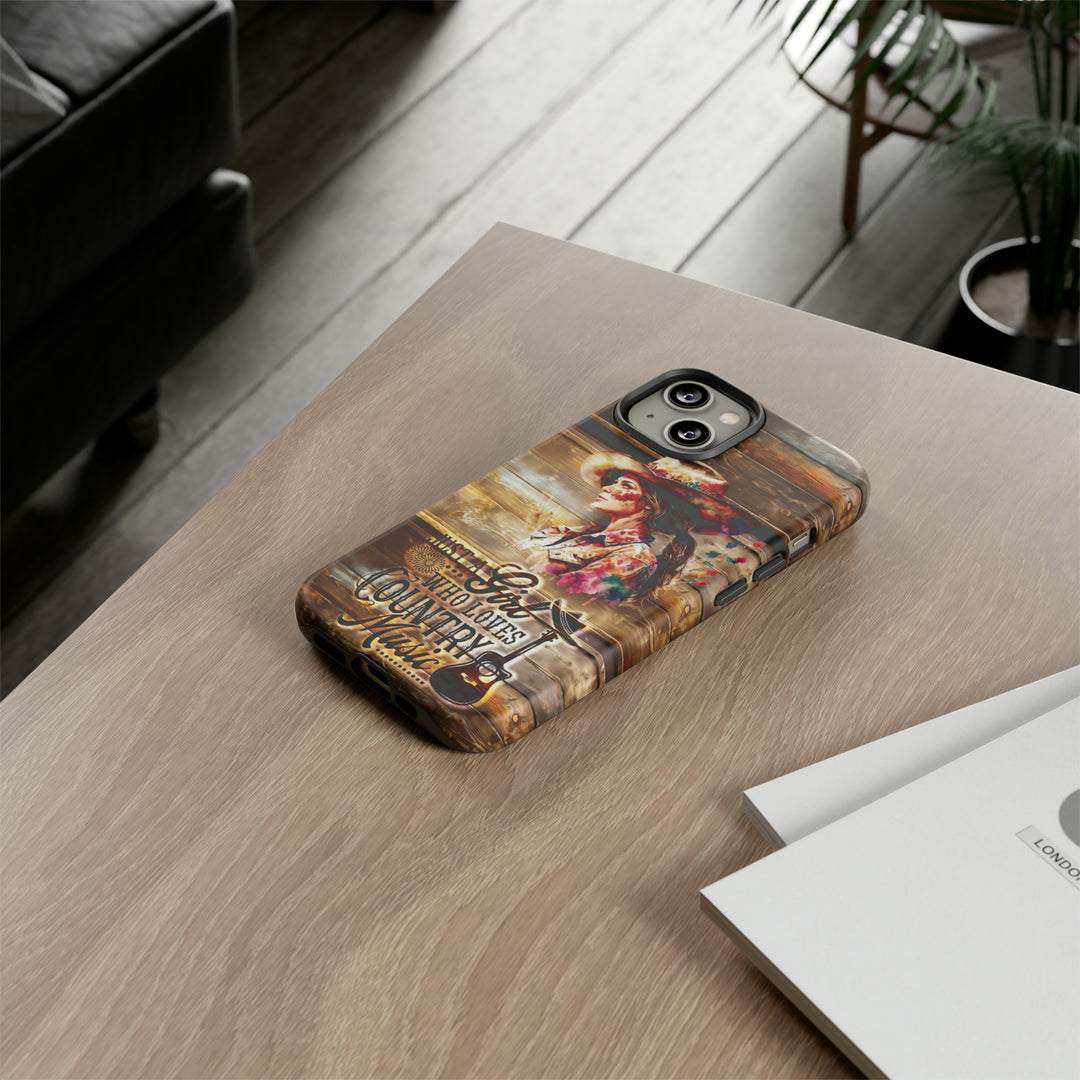 Cute IPhone Case | Country Music Girl iPhone 15 Case | iPhone 15 Pro Case, Iphone 14 Case, Iphone 14 Pro Max Case, Protective Iphone Case - Studio40ParkLane