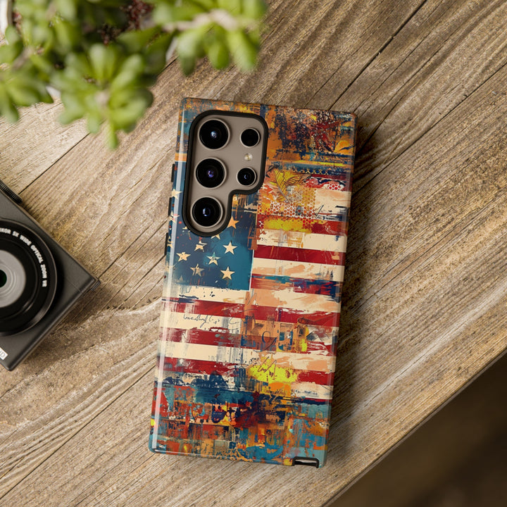 Impact Resistant, American Flag, Cute Phone Cases for Samsung S24, S23, S22, S21, IPhone 15 pro Iphone 14 pro Iphone 13 IPhone 12 Iphone 11 - Studio40ParkLane