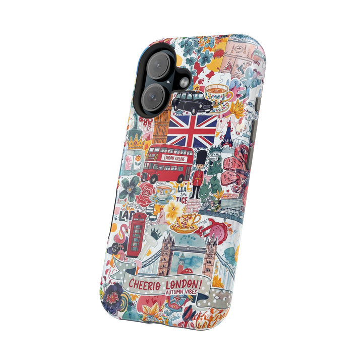 London England Coquette Collage Tough Magsafe Cute Phone Cases for Iphone | iPhone 17 Pro Max Case, Iphone 16, Iphone 15 14 13 12 11 10 9 - Studio40ParkLane