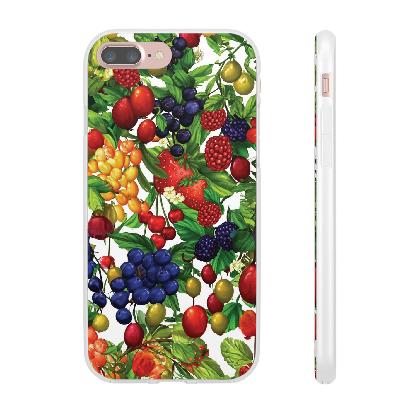 Cute Flexi Phone Cases, For Samsung Galaxy and Iphone, Summer Mixed Fruit, Galaxy S23 Phone Case, Samsung S22 Case, Samsung S21, Iphone 15, Iphone 14, Iphone 13