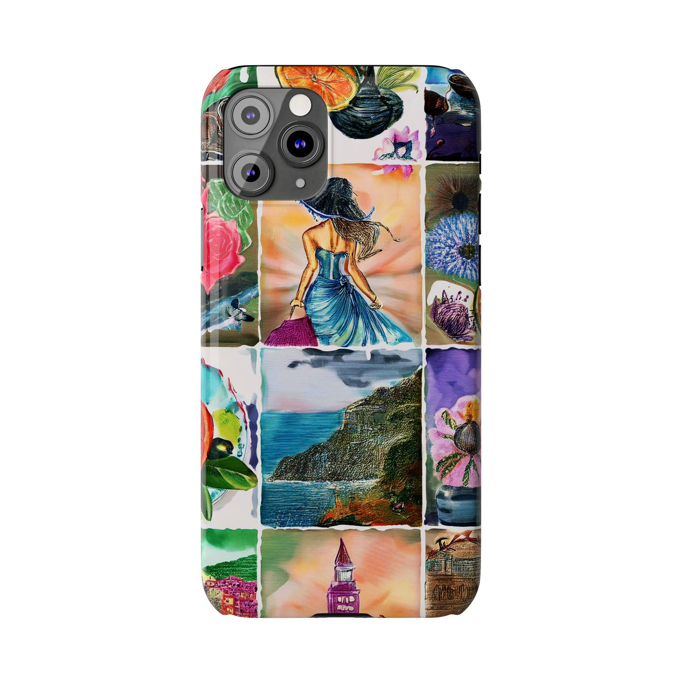 Slim Travel Coquette Collage Slim Cute Phone Cases for Iphone  | iPhone 15 Case | iPhone 15 Pro Max Case, Iphone 14, Iphone 14 Pro Max, Iphone 13