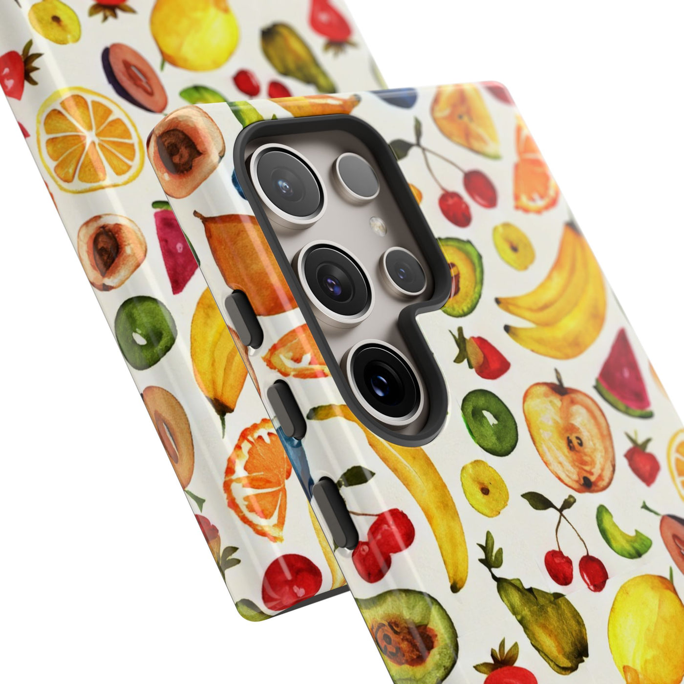 Impact Resistant, Mixed Fruits, Cute Phone Cases for Samsung S24, S23, S22, S21, IPhone 15 pro Iphone 14 pro Iphone 13 IPhone 12 Iphone 11