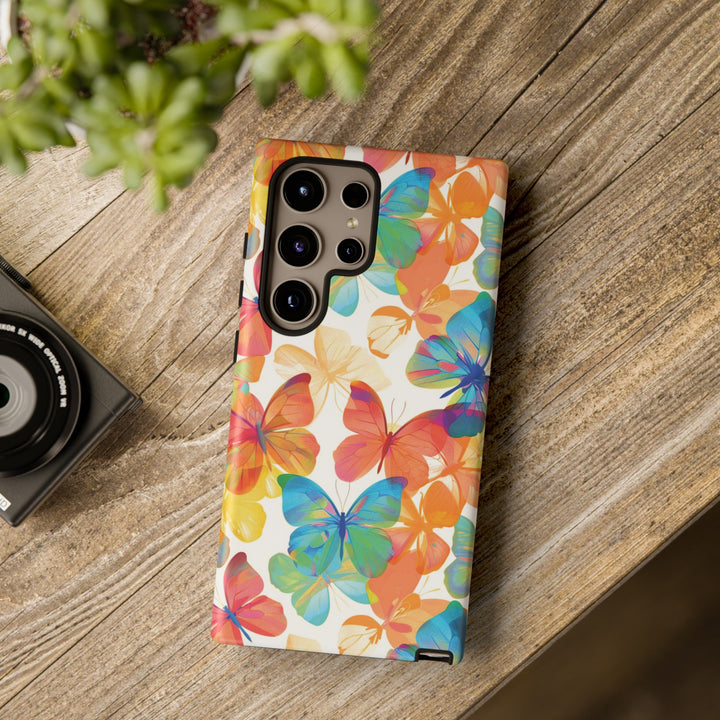 Cute Samsung Case | Cool Iphone Case | Summer Bright Butterflies, Samsung S24, S23, S22, S21, IPhone 15 Case | Iphone 14 Case, Iphone 13 Case - Studio40ParkLane