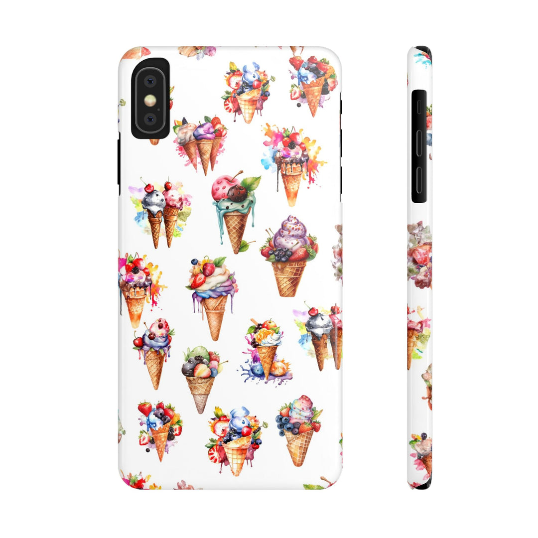 Slim Summer Ice Cream Slim Cute Phone Cases for Iphone | iPhone 15 Case | iPhone 15 Pro Max Case, Iphone 14, Iphone 14 Pro Max, Iphone 13 - Studio40ParkLane